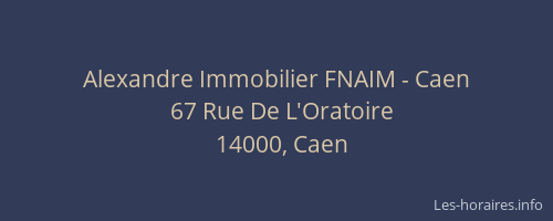 Alexandre Immobilier FNAIM - Caen