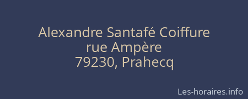 Alexandre Santafé Coiffure
