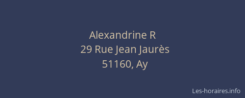 Alexandrine R