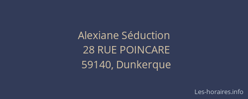 Alexiane Séduction