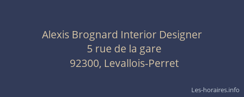 Alexis Brognard Interior Designer