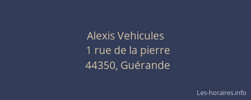 Alexis Vehicules