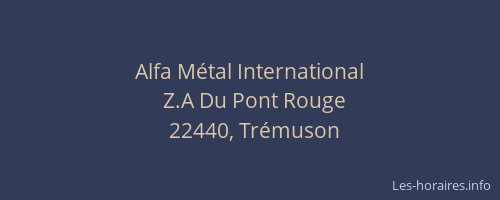 Alfa Métal International