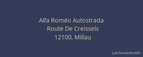 Alfa Rom&eacute;o Autostrada