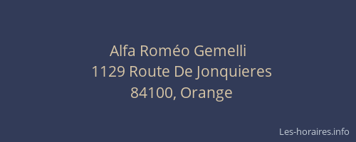Alfa Roméo Gemelli