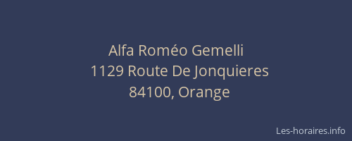 Alfa Rom&eacute;o Gemelli