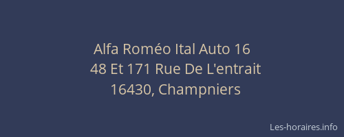 Alfa Roméo Ital Auto 16