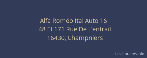 Alfa Rom&eacute;o Ital Auto 16