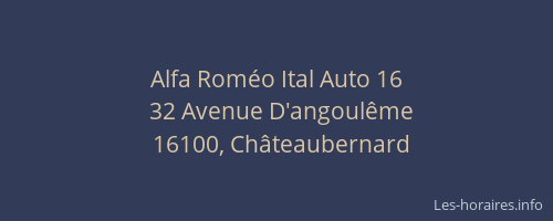 Alfa Rom&eacute;o Ital Auto 16
