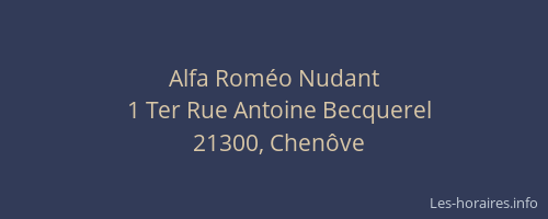 Alfa Rom&eacute;o Nudant