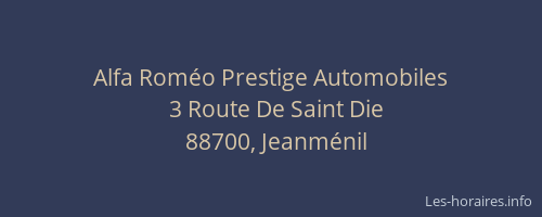 Alfa Rom&eacute;o Prestige Automobiles