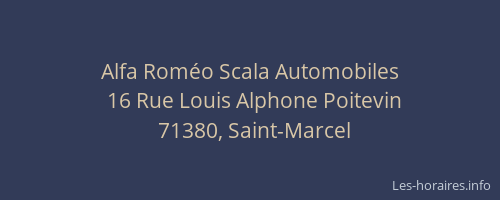 Alfa Rom&eacute;o Scala Automobiles