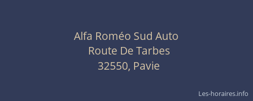 Alfa Roméo Sud Auto