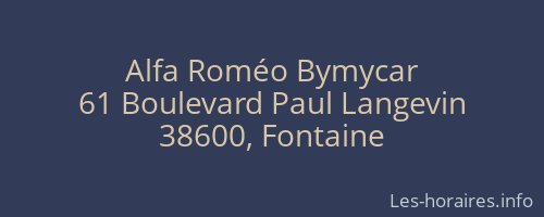 Alfa Roméo Bymycar