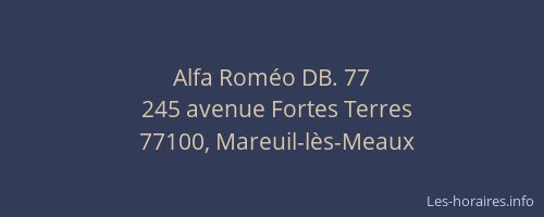 Alfa Roméo DB. 77