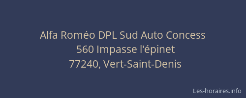 Alfa Roméo DPL Sud Auto Concess