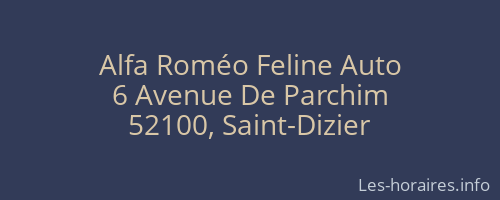 Alfa Roméo Feline Auto