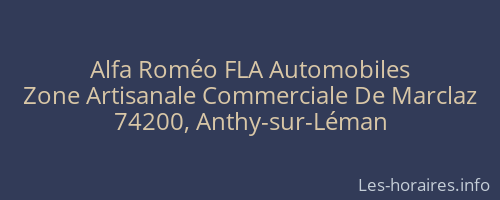 Alfa Roméo FLA Automobiles