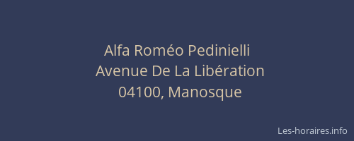Alfa Roméo Pedinielli
