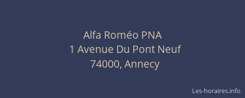 Alfa Roméo PNA