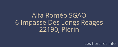 Alfa Roméo SGAO