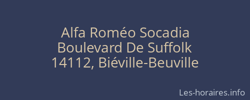 Alfa Roméo Socadia