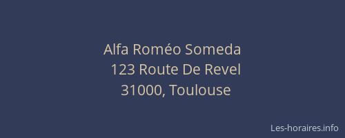 Alfa Roméo Someda