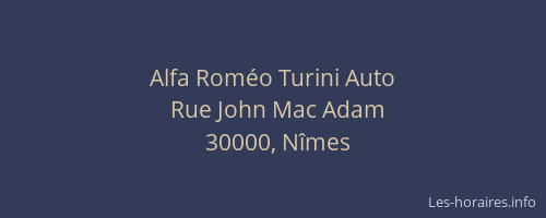 Alfa Roméo Turini Auto