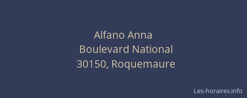Alfano Anna