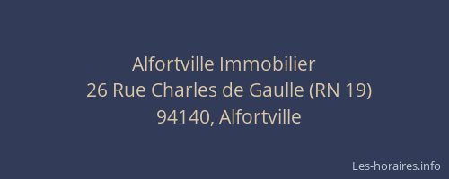 Alfortville Immobilier