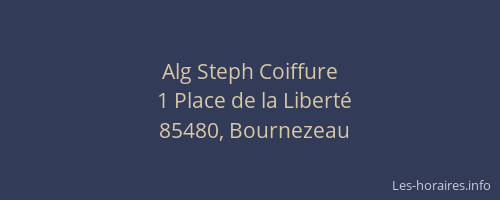 Alg Steph Coiffure