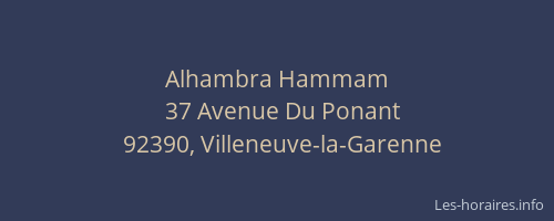 Alhambra Hammam