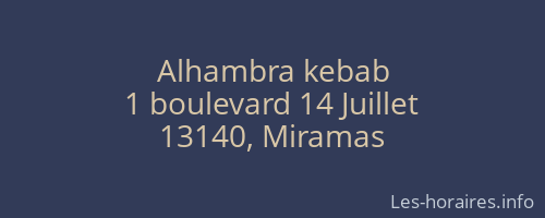 Alhambra kebab