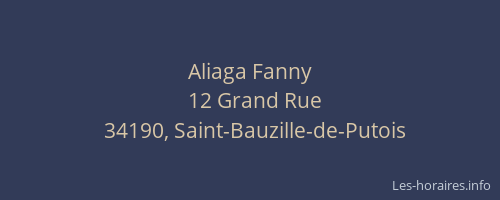 Aliaga Fanny