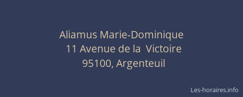 Aliamus Marie-Dominique