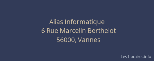 Alias Informatique
