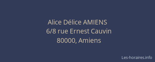 Alice Délice AMIENS