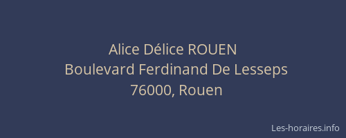 Alice Délice ROUEN