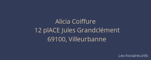 Alicia Coiffure