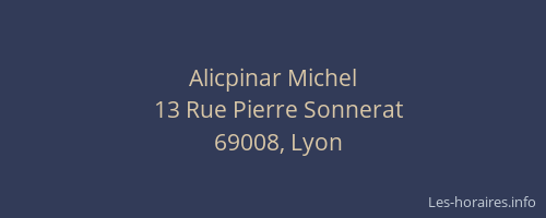 Alicpinar Michel