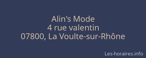 Alin's Mode