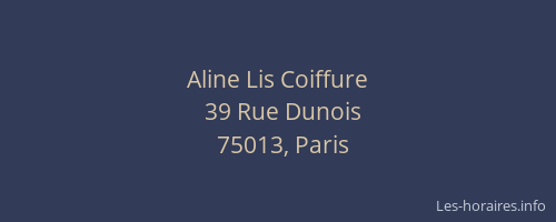 Aline Lis Coiffure