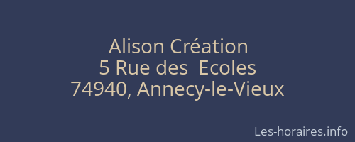 Alison Création