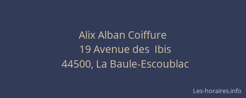 Alix Alban Coiffure