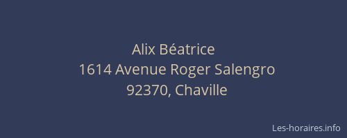 Alix Béatrice