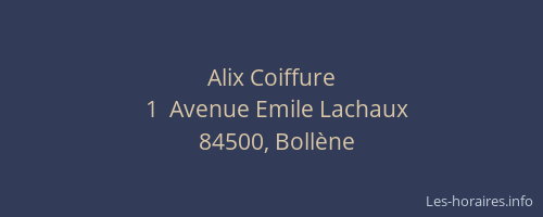 Alix Coiffure