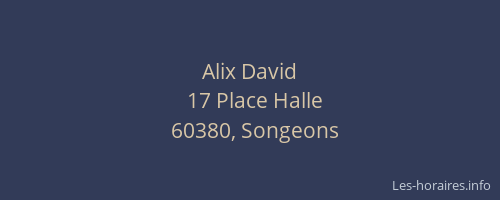 Alix David