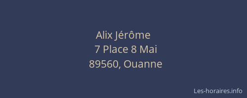 Alix Jérôme
