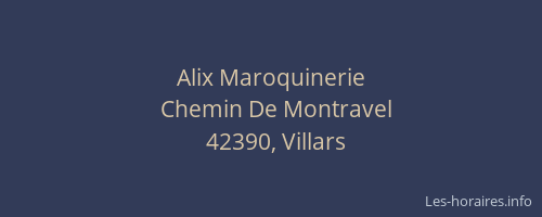 Alix Maroquinerie