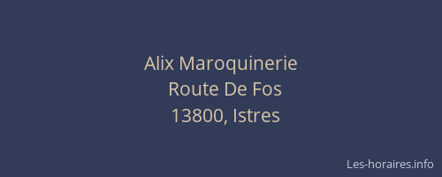 Alix Maroquinerie